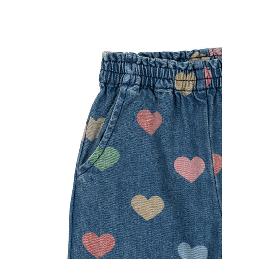 Pantalón Vaquero con Estampado de Corazones - Konges Sløjd