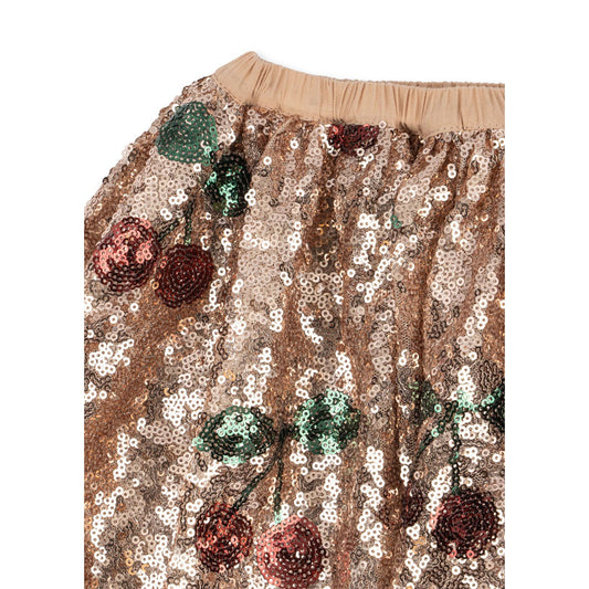 Falda de Lentejuelas con Cereza | Konges Sløjd