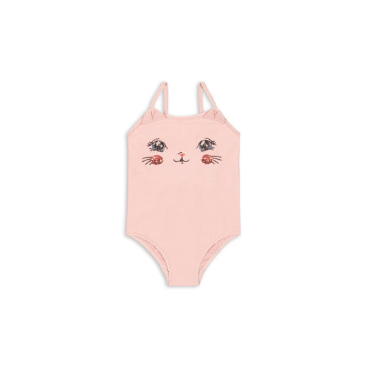 Bañador “Gatito” con lazo – Konges Sløjd