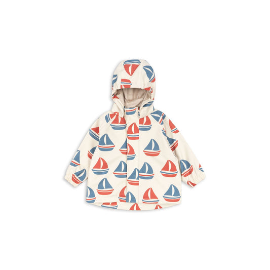 Chaqueta impermeable Loupy Lou estampado de veleros – Konges Sløjd