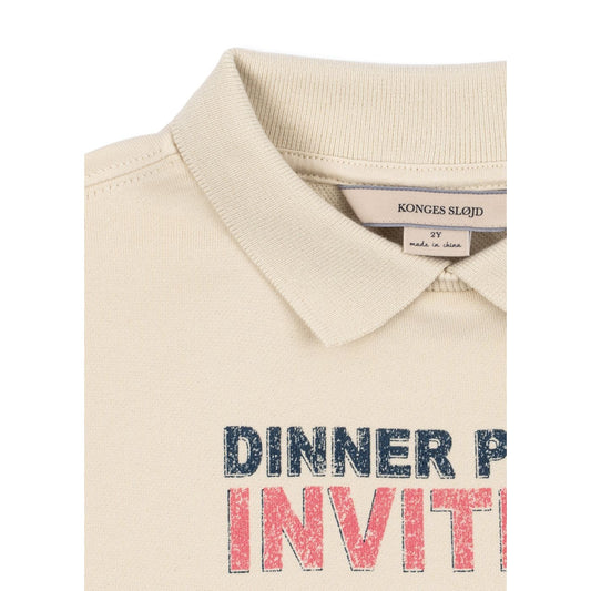Polo de manga larga “Dinner Party Invite” – Konges Sløjd