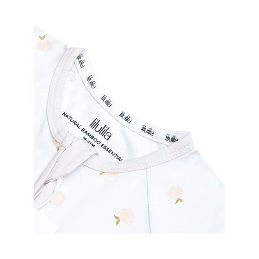 Pijama Zippy Romper de Bambú – Peaches | Lilulila