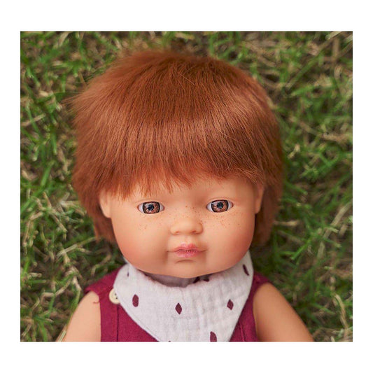 Miniland “My Friends & Me” – Muñeco Bebé Niño Caucásico 38 cm