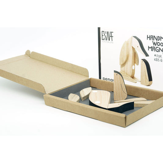 Pingüino de Madera Magnético – Esnaf Toys