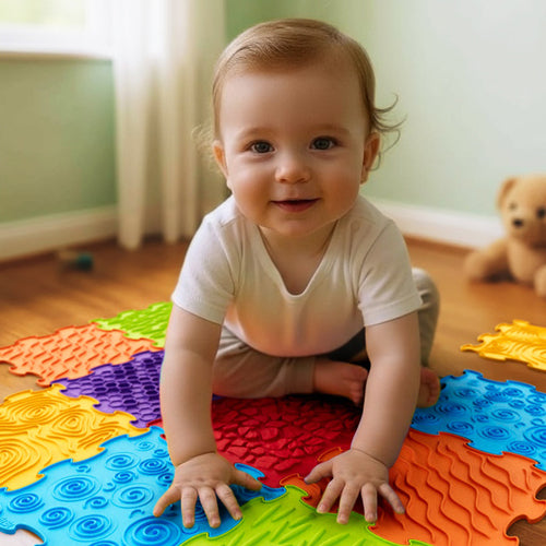 Alfombra Sensorial Montessori Soft BiBi – 6 piezas