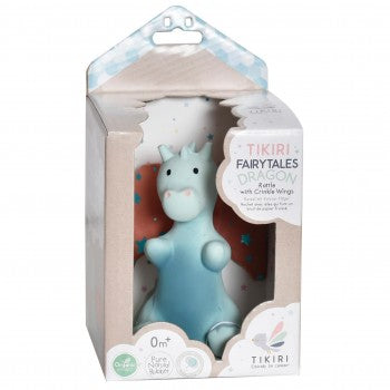 Dragón Celeste Sonajero con Alas Crujientes – Tikiri Fairytales