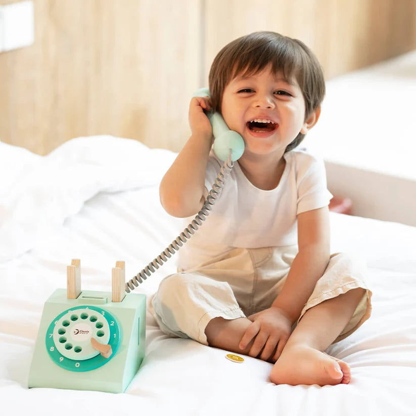 Teléfono Vintage de Madera – Classic World