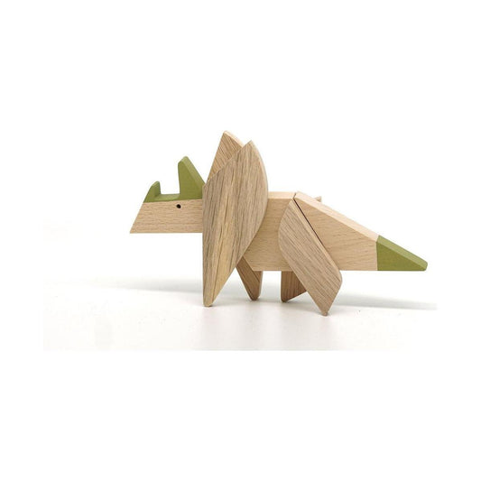 Triceratops de Madera Magnético – Esnaf Toys