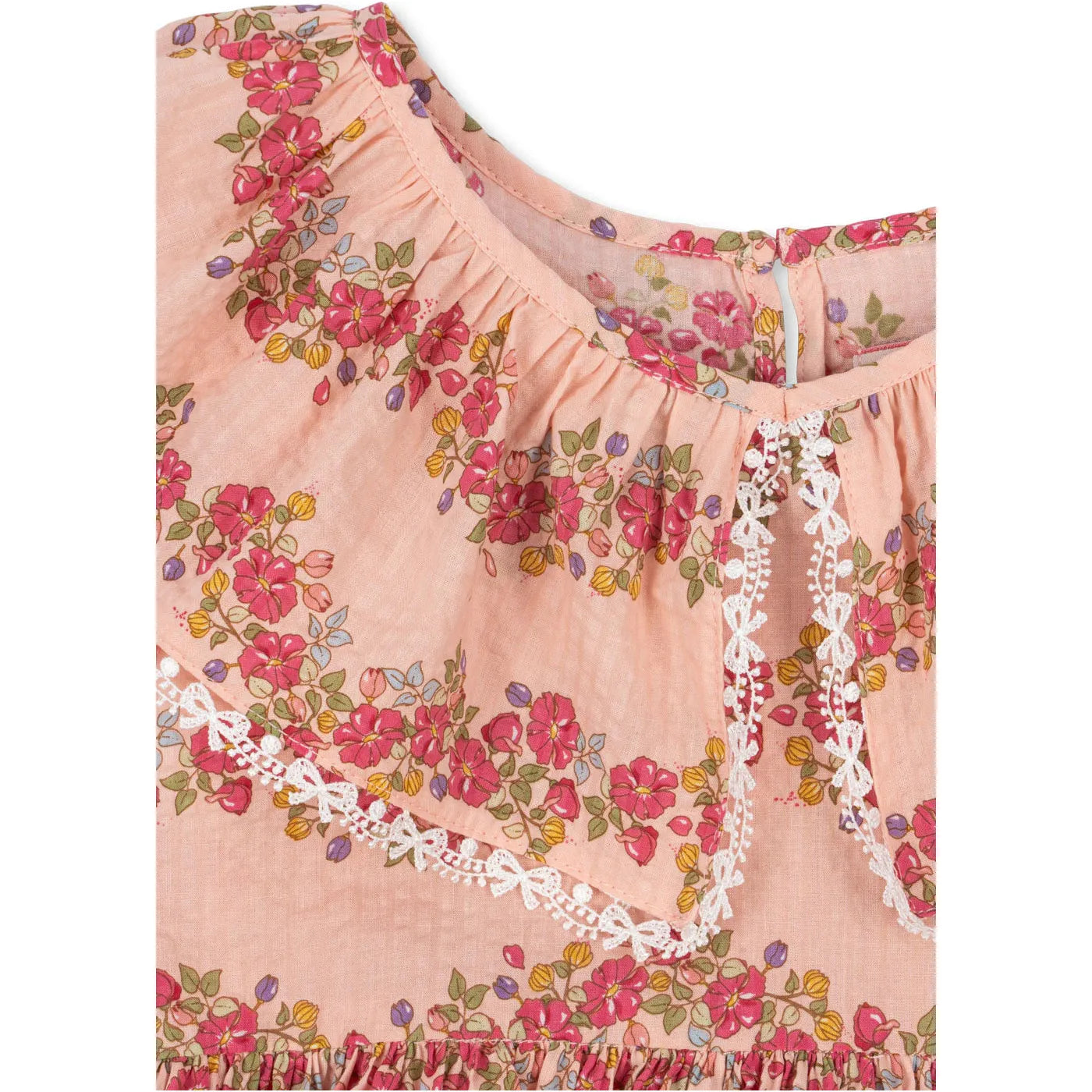 Vestido Volantes Bella – Estampado Floral - Konges Sløjd