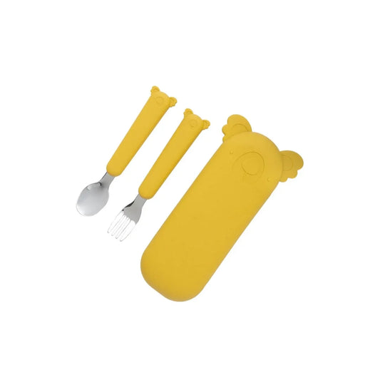 Set de Cubiertos Infantil Zoe la Koala – The Cotton Cloud