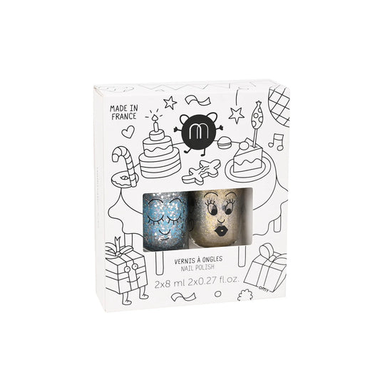 Pack de 2 Esmaltes Infantiles Boom – Luna y Aurora | Nailmatic