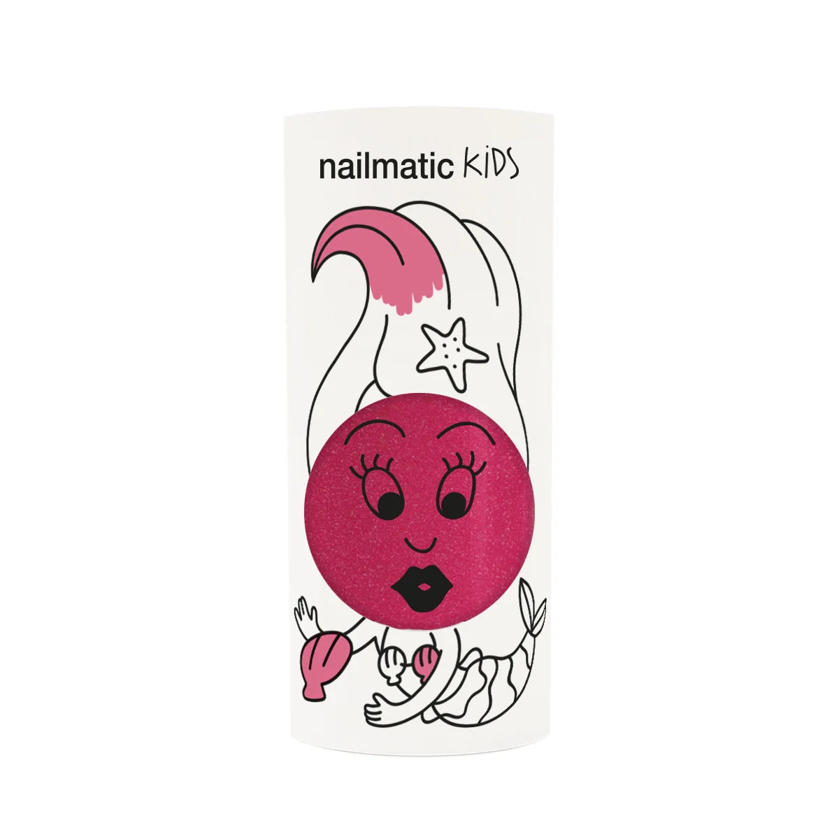 Esmalte de Uñas Infantil Sissi Rosa con Purpurina - Nailmatic