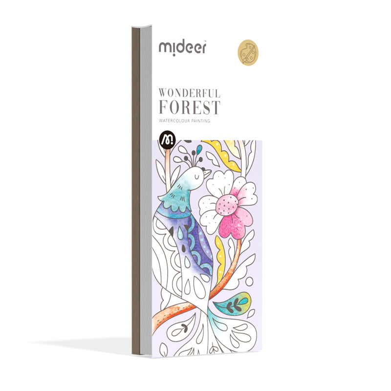Libreta de Acuarela de Viaje "Bosque Maravilloso" Mideer