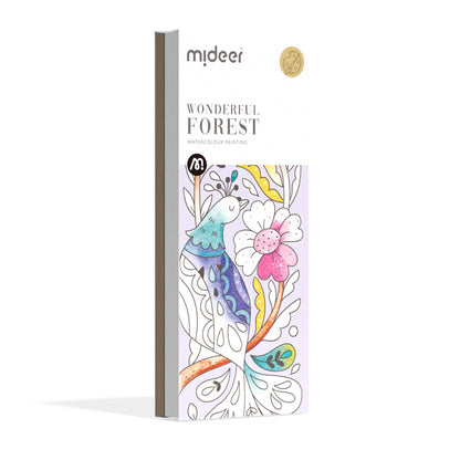 Libreta de Acuarela de Viaje "Bosque Maravilloso" Mideer