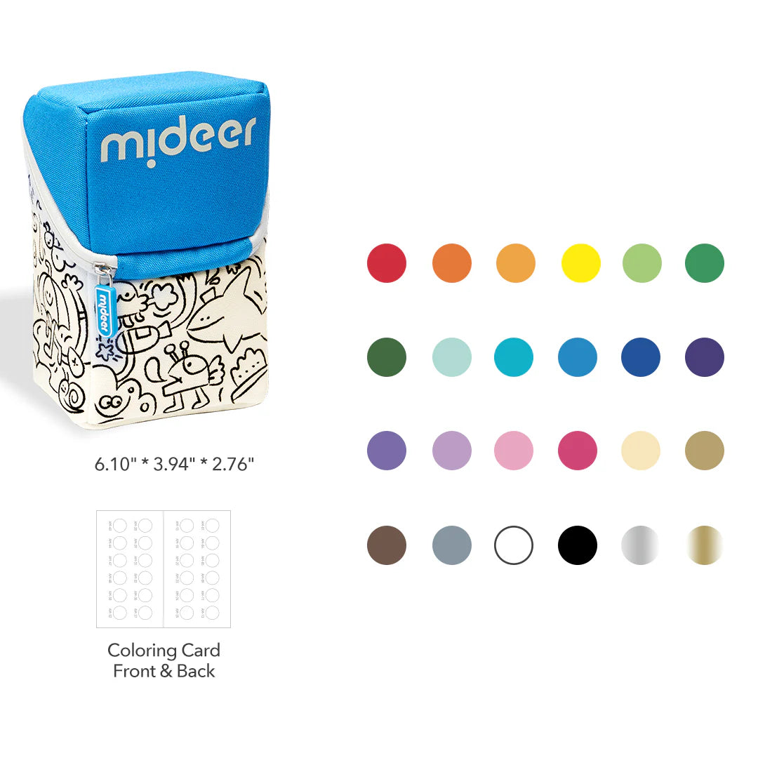 Rotuladores Acrílicos Mideer – Punta Redonda (Pack de 24)