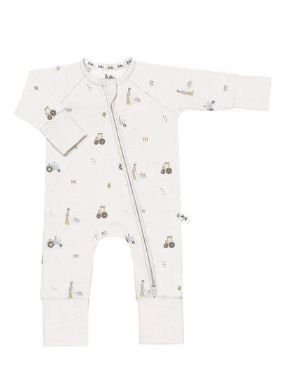 Pijama de Bambú con Cremallera Farm Day – LiluLila
