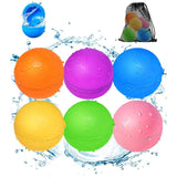 Set 6 Pelotas de Agua Reutilizables + Bolsa de Malla | Soppycid