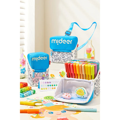 Brush Tip Acrylic Markers with Case – Mideer