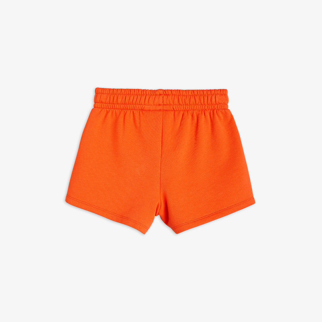 Pantalones Cortos con Bordado de Nota Musical – Rojo Anaranjado | Mini Rodini