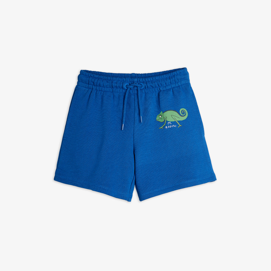 Pantalones Cortos con Estampado de Camaleón – Azul | Mini Rodini
