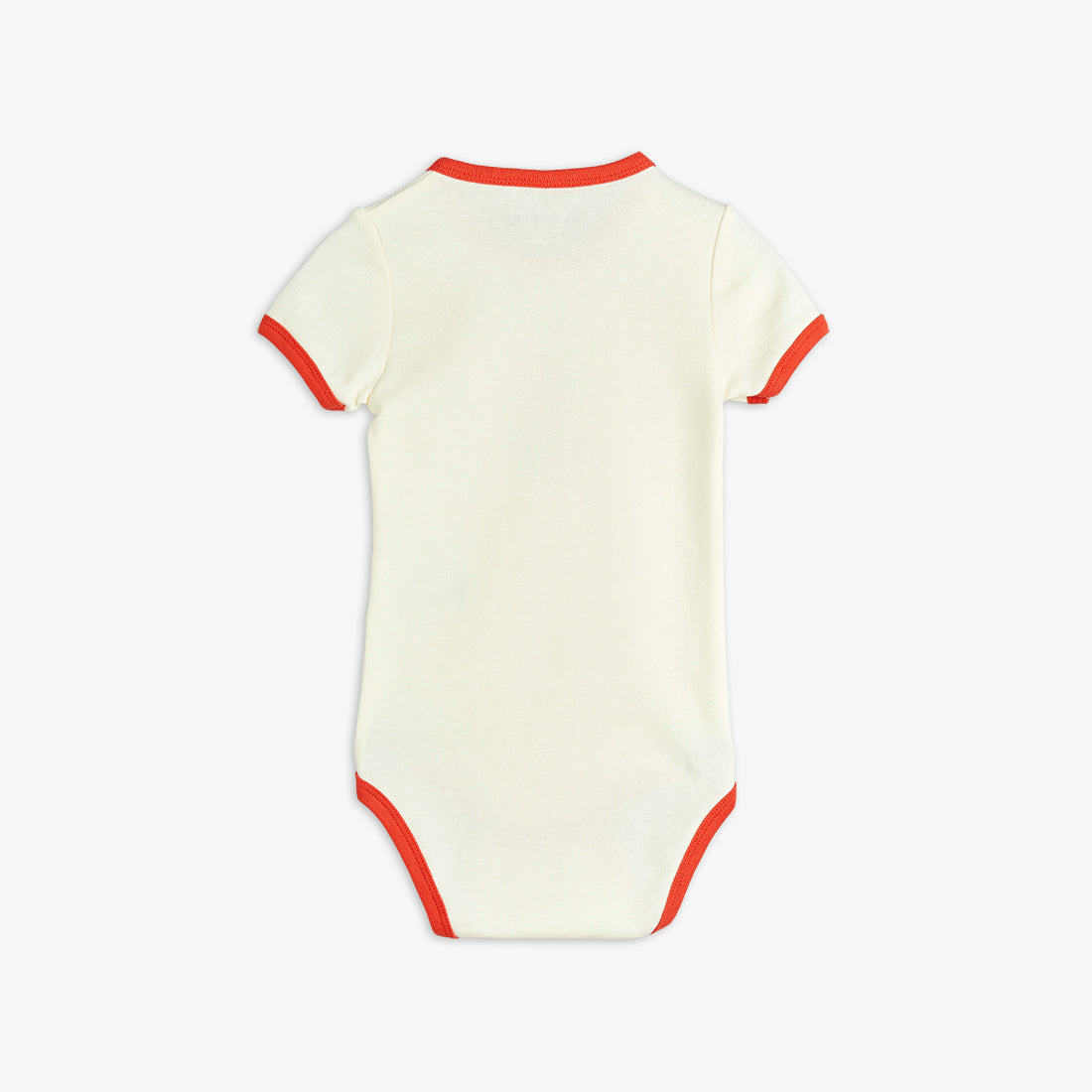 Body de Manga Corta con Mariquita – Crudo | Mini Rodini
