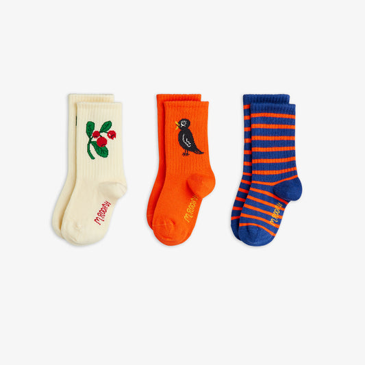 Pack de 3 Calcetines con Estampados Naturaleza - Mini Rodini