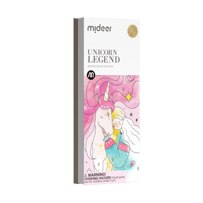 Libro Acuarela de Viaje ¨Unicornio¨Mideer