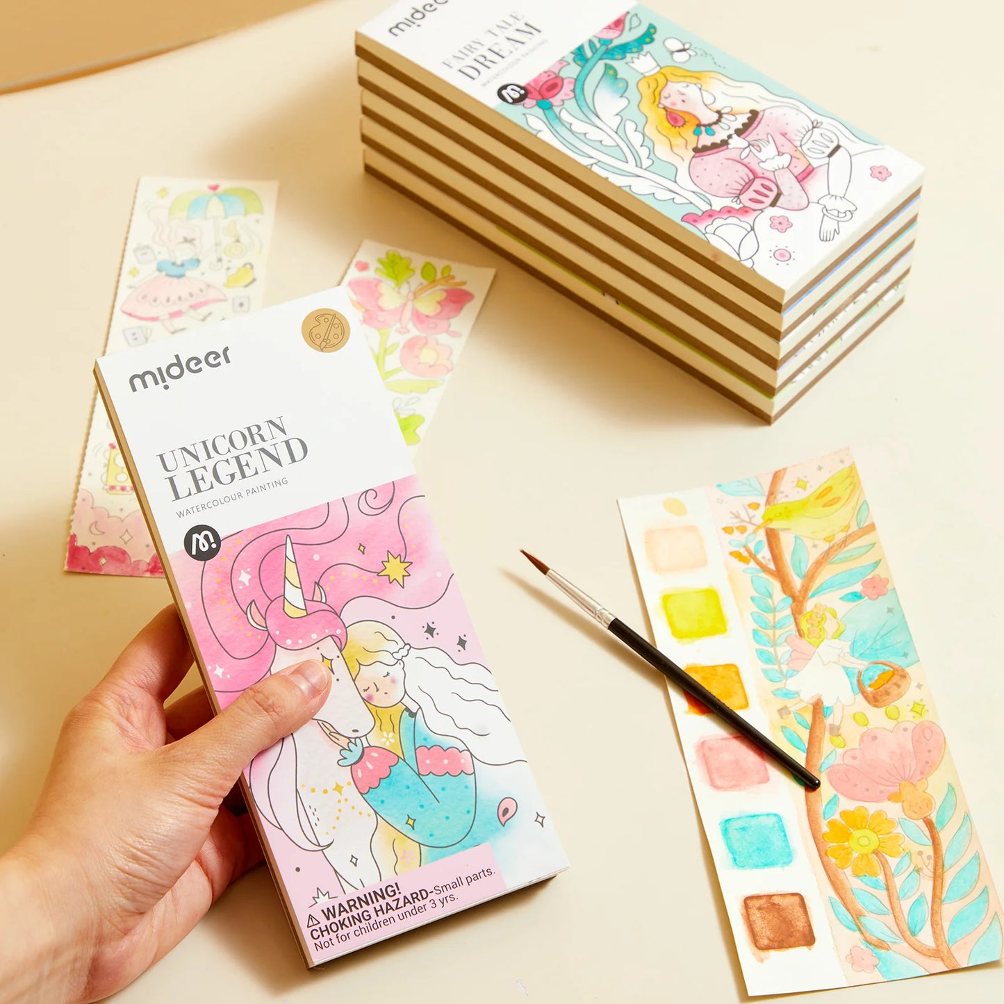 Libro Acuarela de Viaje ¨Unicornio¨Mideer