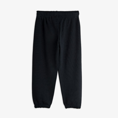 Pantalón Deportivo Negro con Vivos Mostaza - Mini Rodini