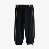 Pantalón Deportivo Negro con Vivos Mostaza - Mini Rodini