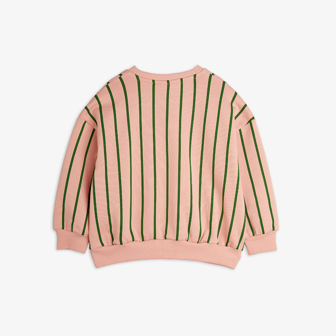 Sudadera con Rayas Verticales – Rosa | Mini Rodini