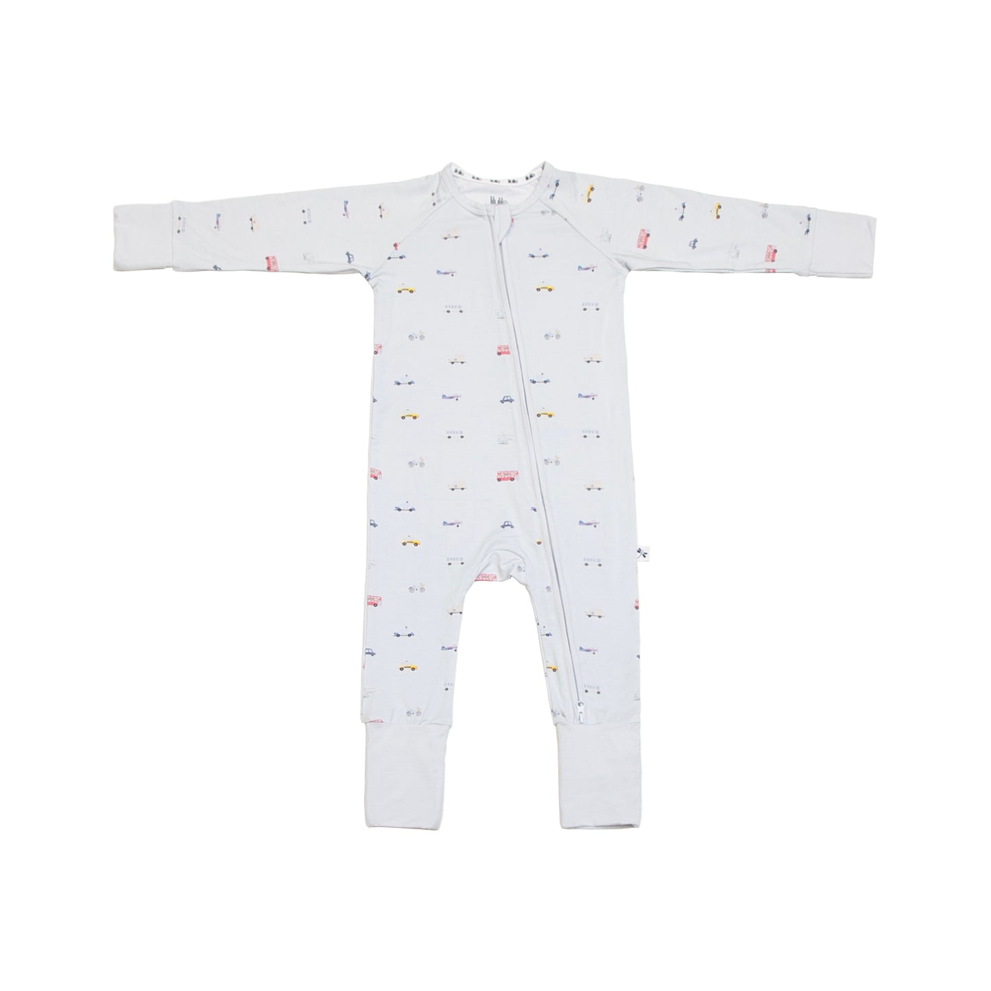 Pijama con Cremallera de Bambú – Little Ride | Lilulila