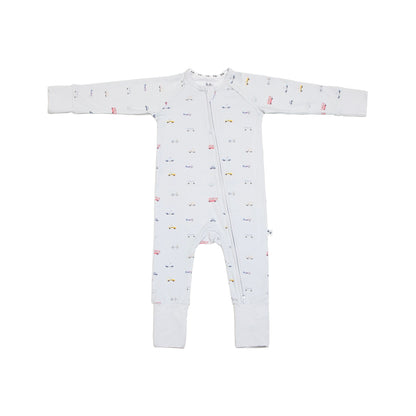 Pijama con Cremallera de Bambú – Little Ride | Lilulila