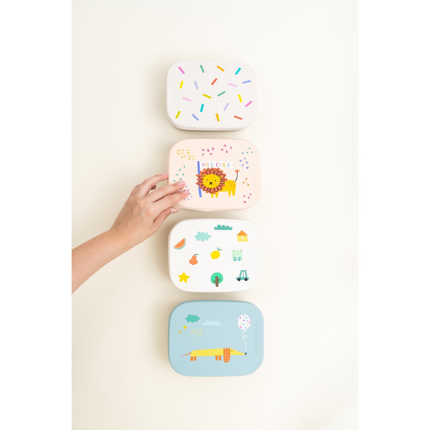 Fiambrera “Confetti” de Acero Inoxidable y Silicona – The Cotton Cloud