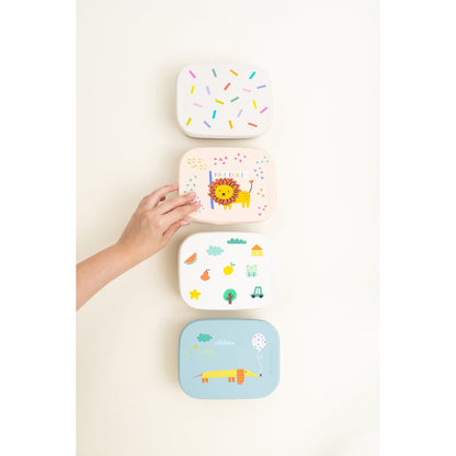 Fiambrera “Confetti” de Acero Inoxidable y Silicona – The Cotton Cloud