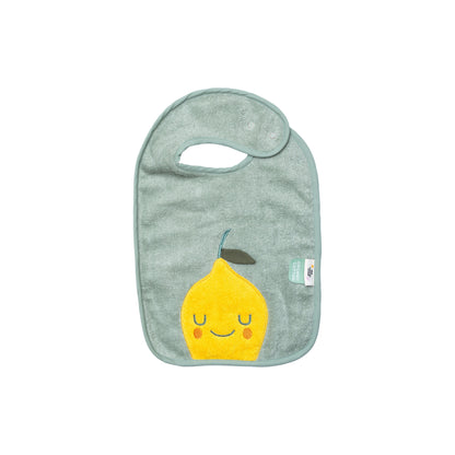 Babero de algodón orgánico “Lemontastic” – The Cotton Cloud