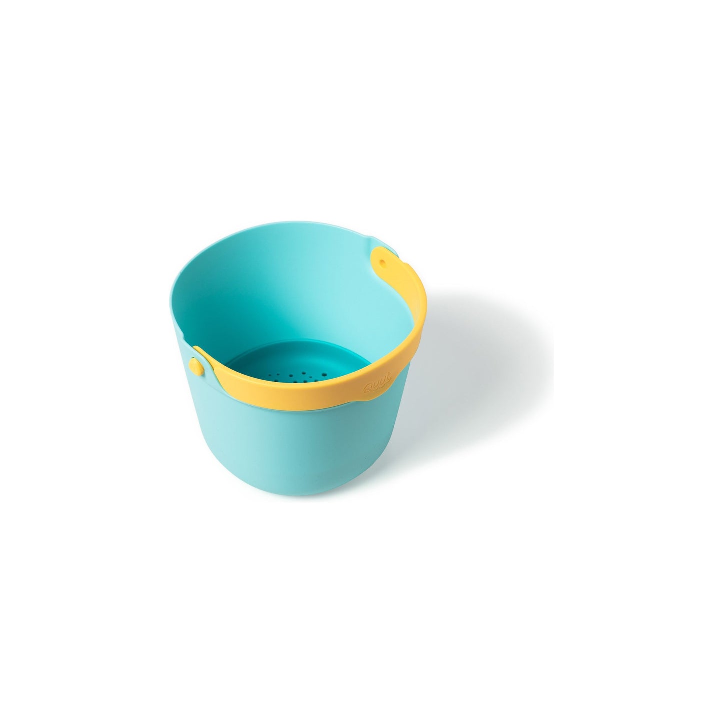 Quut Bucki – Bucket & Sand Sifter “Lagoon‐Banana Blue”