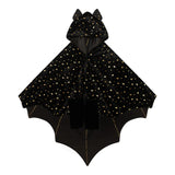 Capa Murciélago Velvet Negro y Dorado| Mimi & Lula