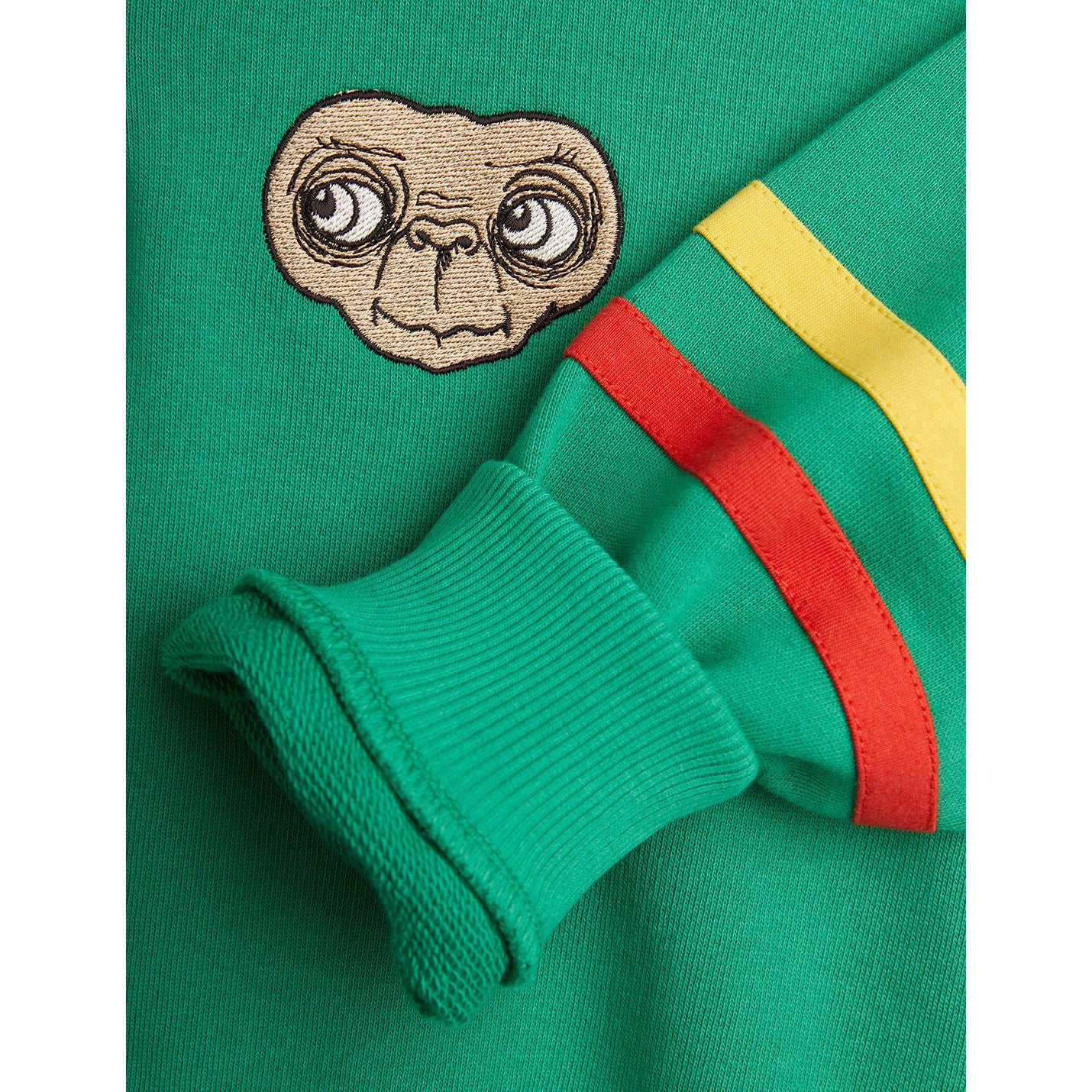 Sudadera Half Zip Verde x E.T- Mini Rodini