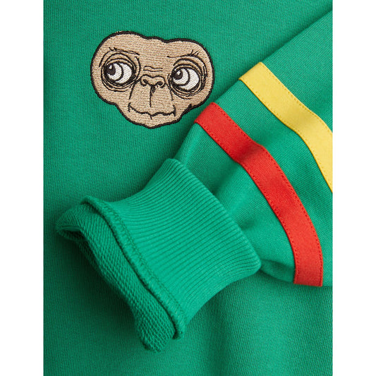 Sudadera Half Zip Verde x E.T- Mini Rodini