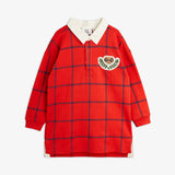 Vestido Polo Cuadros Rojos x E.T. - Mini Rodini