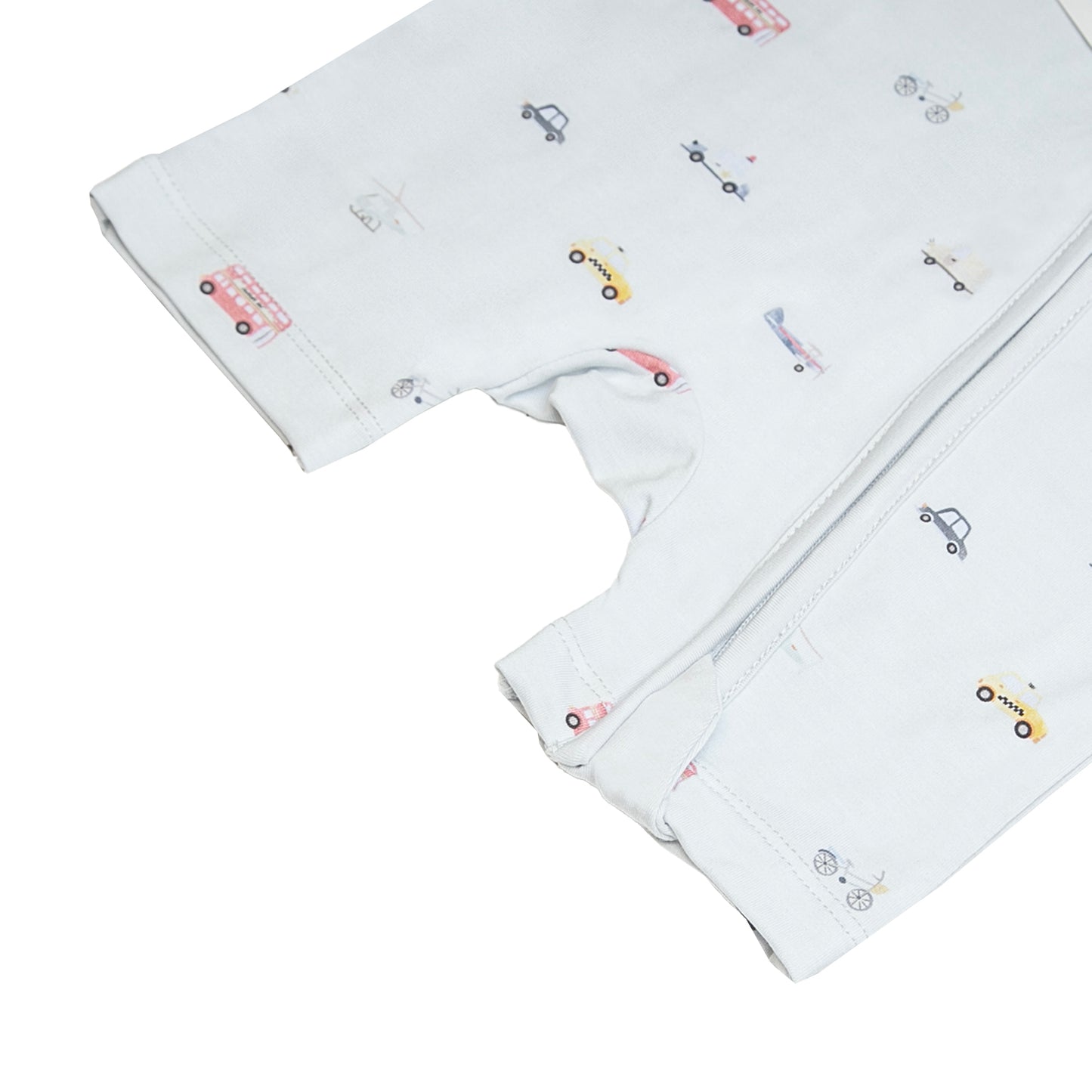 Pijama Corto Zippy Romper de Verano de Bambú – Little Ride | Lilulila