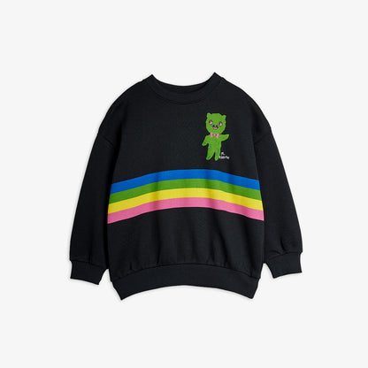 Sudadera “Alien Rainbow” negra – Mini Rodini