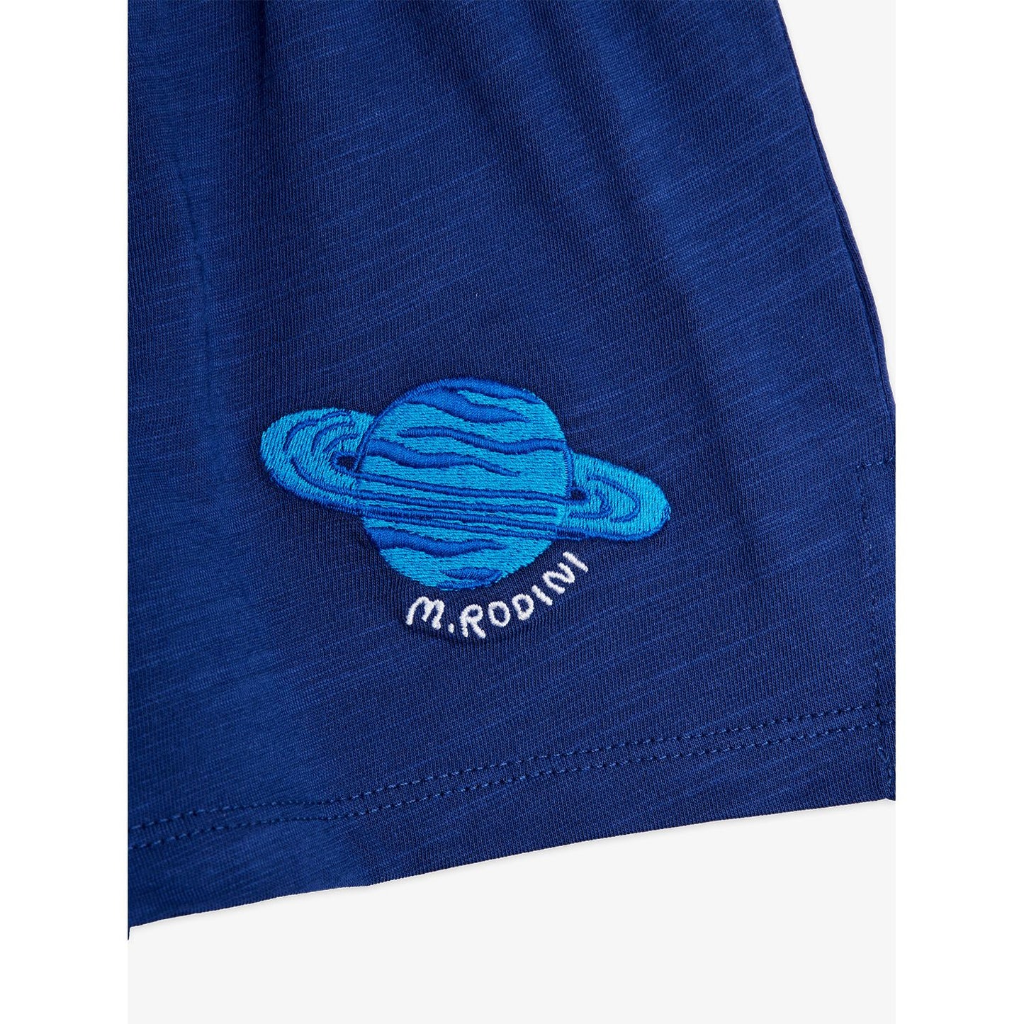 Shorts azul marino “Space Tour” – Mini Rodini