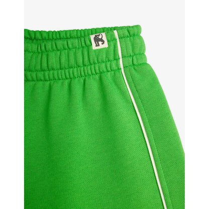 Green shorts with white piping | Mini Rodini