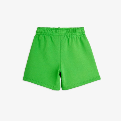 Green shorts with white piping | Mini Rodini
