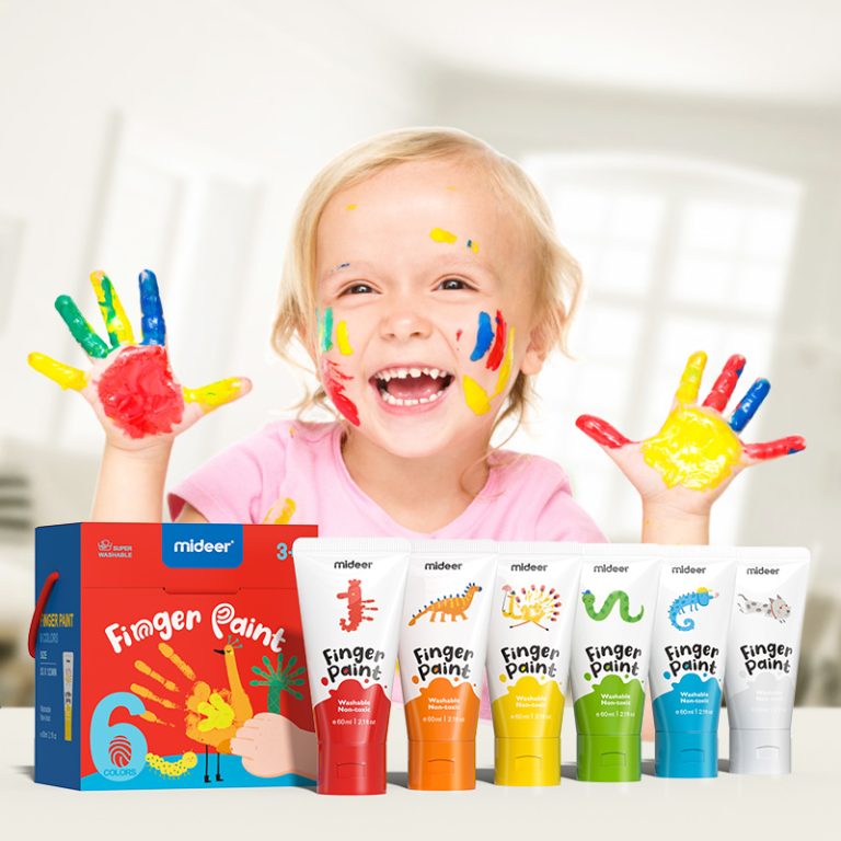 Pintura de Dedos – Set 6 Colores | Mideer