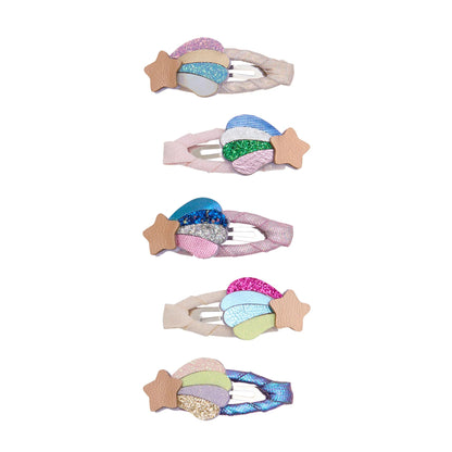 Pack 5 Mini Pinzas Chubby Shooting Star – Mimi & Lula