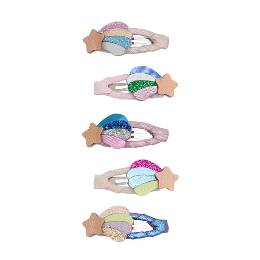 Pack 5 Mini Pinzas Chubby Shooting Star – Mimi & Lula