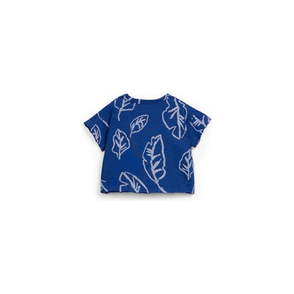 Camiseta de Bebé con Estampado de Hojas – Mezcla de Algodón Orgánico y Reciclado – Play Up